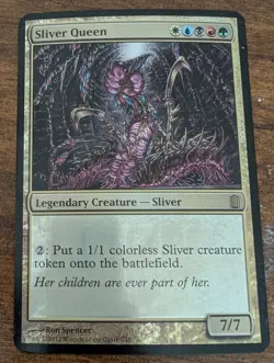 Sliver Queen Foil Oversized MTG Magic Card Commander's Arsenal Brand New - Image 1
