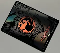 MTG Secret Lair Drop Basic Land Mountain RARE RAISED FOIL #1953 - Image 2