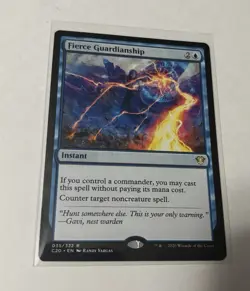 Magic The Gathering Commander 2020 "Fierce Guardianship" 035/322 RARE NM - Image 1
