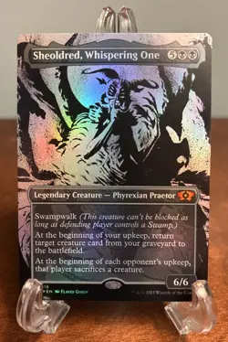 MTG Sheoldred, Whispering One Foil #16 (NM) March of the Machine MUL Magic LP - Image 1