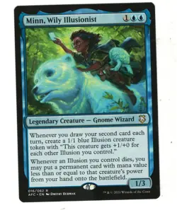 MTG Minn Wily Illusionist Forgotten Realms DnD Magic The Gathering TCG - Image 1