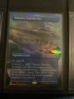MTG Magic the Gathering Otawara Soaring City extended art foil/#503 - Image 1