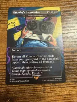 MTG Magic The Gathering Knowby's Incantation Showcase Mythic Secret Lair Drop! - Image 1