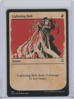 Lightning Bolt (Showcase) Commander Legends: Battle for Baldur's Gate Regular - Image 1