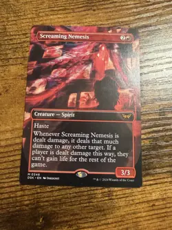 MTG Magic The Gathering Screaming Nemesis Mythic Showcase VERY tough pull! - Image 1