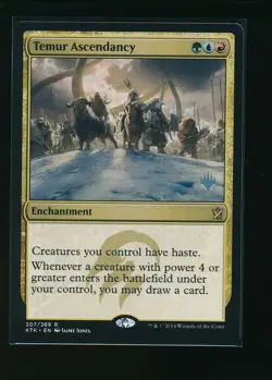 MTG Temur Ascendancy Khans of Tarkir Pack Promo 207/269 - Image 1