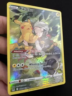 Pikachu TG05/TG30 Holo Art Rare Pokemon TCG Lost Origin LOR 2022 NM English - Image 3