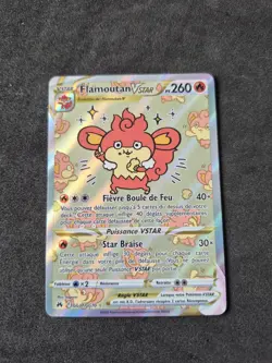 Carte Pokemon Flamoutan VStar GG37/GG70 EB12.5 Zenith Supreme Epee Bouclier Neuf - Image 1