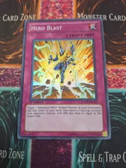 Yu-Gi-Oh! Hero Blast RYMP-EN032 Super Rare 1st Edition Near Mint - Image 1