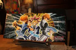 Konami 1996 Yu Gi Oh Play Mat Board Game Screen - Image 1