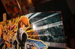 Konami 1996 Yu Gi Oh Play Mat Board Game Screen - Image 2