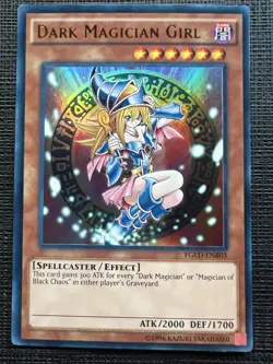 Yu-Gi-Oh! YGLD-ENB03 Dark Magician Girl Unlimited Ultra Rare Holo Foil NM - Image 1