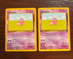 "Slowpoke" - Pokemon TCG Fossil Set - 1st Edition (2 Cards) (55/62) - Image 1