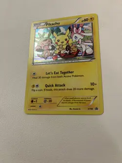 Pokemon Trading Card TCG Pikachu TCG XY95 Black Star Promo Holo Card - Image 3