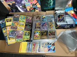 Entire Box Pokemon Card Collection Lot 60+ Page binder Wotc Holos Vintage More - Image 2