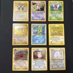 Pokemon Bulk Wotc 9 Card Vintage Lot HOLO/Shadowless Unlimited LP-MP LOT 2 - Image 2
