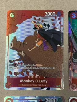 One Piece TCG LOT of 8 Gift Collection 2023 Promo Cards - Luffy Zoro Sanji - NM - Image 2