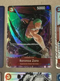 One Piece TCG LOT of 8 Gift Collection 2023 Promo Cards - Luffy Zoro Sanji - NM - Image 4