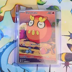 Pokemon TCG S&V Black Bolt Darumaka Illustration Rare Card 097/086 - Image 1