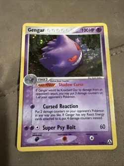 Pokemon Gengar 5/92 Legend Maker Rare Holo Card NM English - Image 1