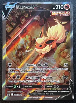 Flareon V SWSH179 SWSH: Sword & Shield Promo Cards Holo NM - Image 1