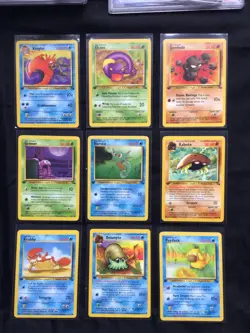 Pokemon Cards: 1st Edition Fossil 16 Card Non-Holo Lot - Image 1