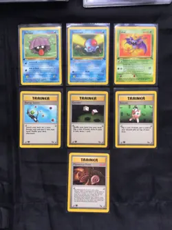 Pokemon Cards: 1st Edition Fossil 16 Card Non-Holo Lot - Image 3