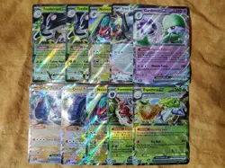 Pokemon TCG - Paldean Fates - EX Pokemon - Lot of 10 Cards - Image 1