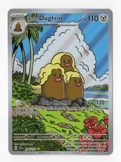 Alolan Dugtrio 208/191 Surging Sparks Illustration Rare Pokemon Card Near Mint - Image 1
