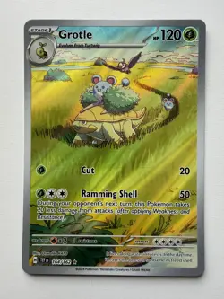 Pokemon Card Grotle 164/162 Temporal Forces Holo Illustration Rare - NM / M - Image 1