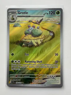 Pokemon Card Grotle 164/162 Temporal Forces Holo Illustration Rare - NM / M - Image 3