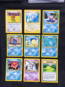 Pokemon Cards: Neo Revelation 9 Card Non-Holo Lot - Image 1