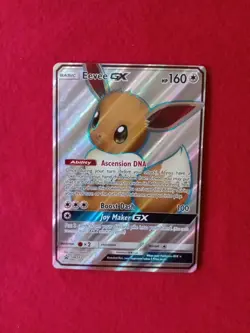 Pokemon Eevee GX SM242 Black Star Tag Team Promo 2020 Holo Card Sun And Moon - Image 1
