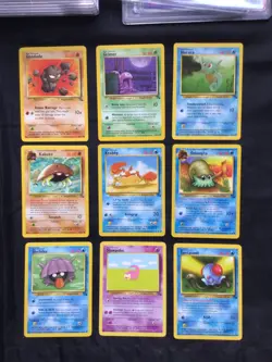 Pokemon Cards: Fossil 23 Card Non-Holo Lot - Image 3