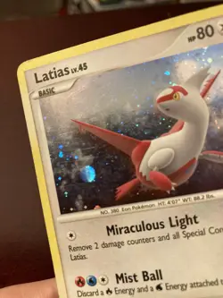 Latias Lv.45 3/17 POP 7 Promo Holo Rare 2008 Pokemon TCG Card - Image 4