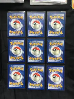 Pokemon Cards: Shadowless Base Set 66 Card Non-Holo Lot - Image 2