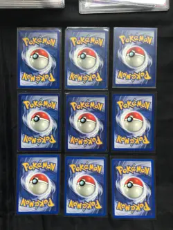 Pokemon Cards: Shadowless Base Set 66 Card Non-Holo Lot - Image 4