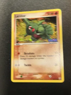 Pokemon TCG Larvitar EX Unseen Forces Card 61/115 Holo Stamped - Image 5