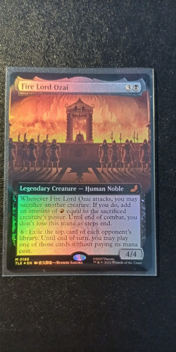 Fire Lord Ozai | Extended Art | Foil | MTG | TLA | Near Mint | English EN - Image 1
