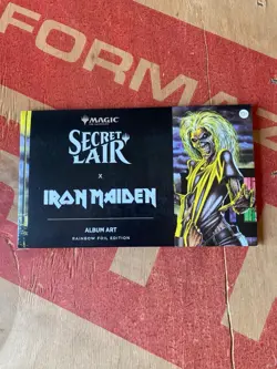 MTG Magic:The Gathering Secret Lair IRON MAIDEN Album Art Rainbow Foil Sealed - Image 1