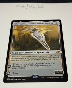 Magic the Gathering MTG Dawnsire, Sunstar Dreadnought x1 Mythic Card NM/M - Image 1
