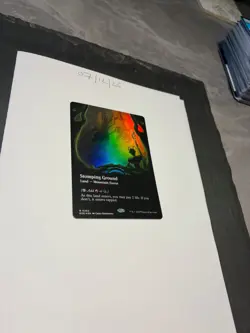 Magic the Gathering MTG Stomping Ground x1 Rare Borderless FOIL Card NM/M - Image 2