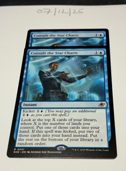 Magic the Gathering MTG Consult the Star Charts x2 Rare Cards NM/M Eternities - Image 1