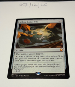 Magic the Gathering MTG White Lotus Tile x1 Mythic Card NM/M Avatar - Image 1