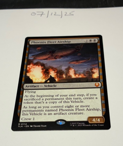 Magic the Gathering MTG Phoenix Fleet Airship x1 Mythic Card NM/M Avatar - Image 1