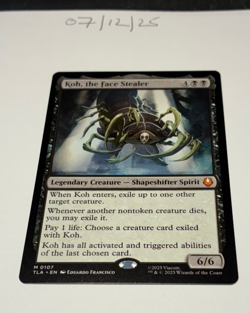 Magic the Gathering MTG Koh, the Face Stealer x1 Mythic Card NM/M Avatar - Image 1