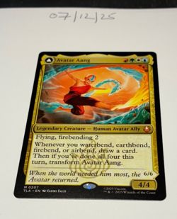Magic the Gathering MTG Avatar Aang x1 Mythic Card NM/M - Image 1