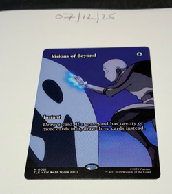 Magic the Gathering MTG Visions of Beyond x1 Borderless Card NM/M Avatar - Image 1