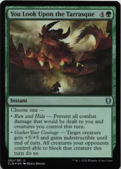 You Look Upon the Tarrasque - FOIL - U Commander Legends: Battle for Baldur's Ga - Image 1