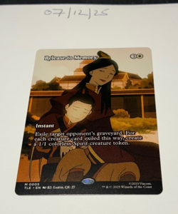 Magic the Gathering MTG Release to Memory x1 Borderless Card NM/M Avatar - Image 1